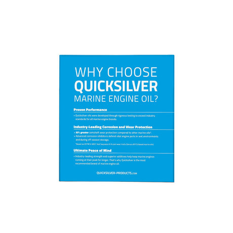 OEM Mercury / Quicksilver 25W-40 Sterndrive and Inboard V6 Oil Change Kit, Mercury MerCruiser, OMC, Chrysler Engines, Boat