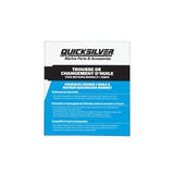 OEM Mercury / Quicksilver 25W-40 Sterndrive and Inboard Oil Change Kit, Compatible w/ Mercury MerCruiser, Crusader, Chris Craft, OMC, PCM, Volvo Penta, OEM Mercury / Quicksilver Engines, Boat