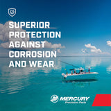 Mercury 8M0187621 SAE 10W-30 4-Stroke Outboard Oil Change Kit for Mercury V6 and V8 175-300hp Outboards