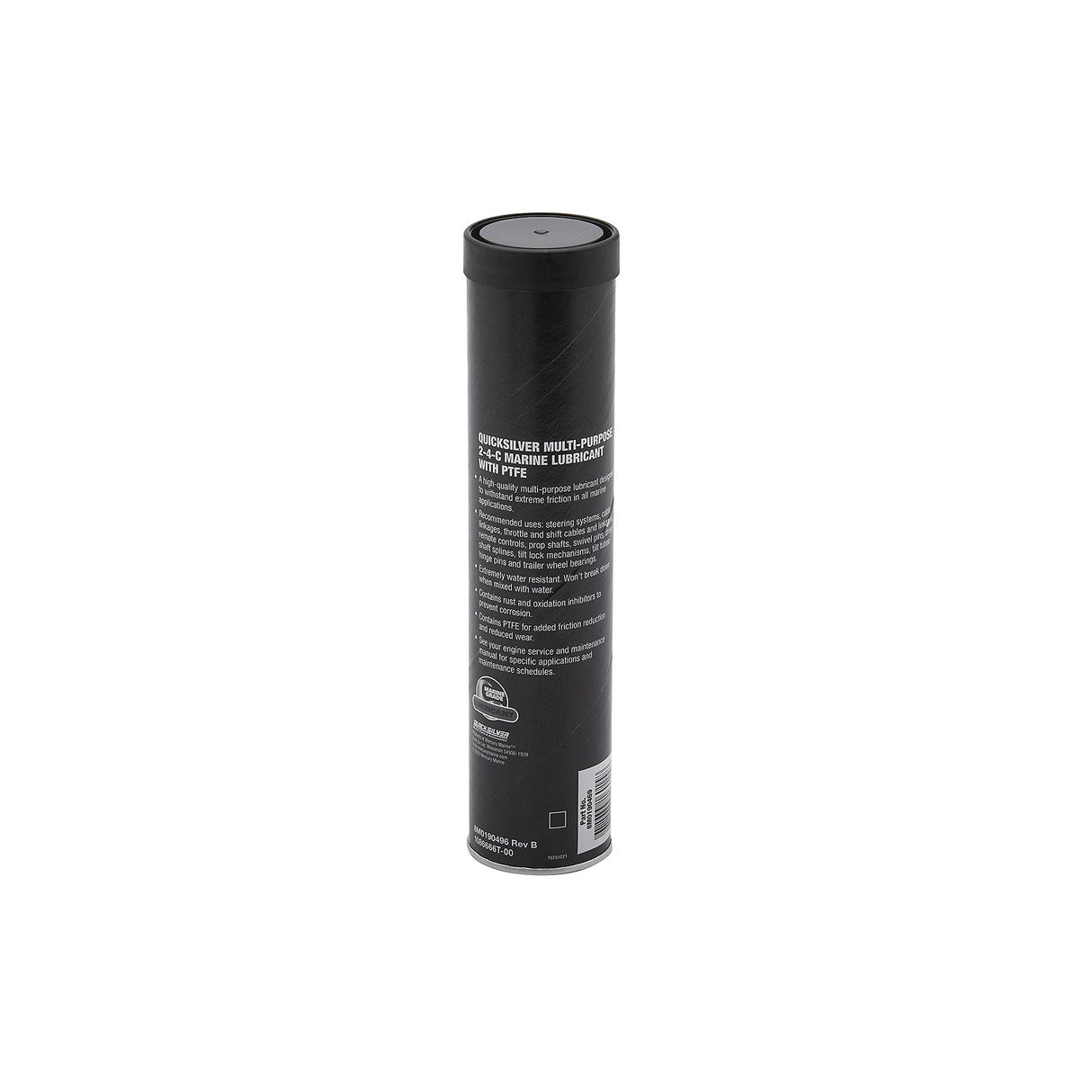 OEM Mercury / Quicksilver 8M0190469 2-4-C Marine Grease w/ Teflon, 14 oz.