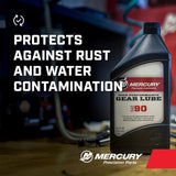 Mercury 8M0222063 SAE 90 High Performance Gear Lube – 1 Quart Bottle