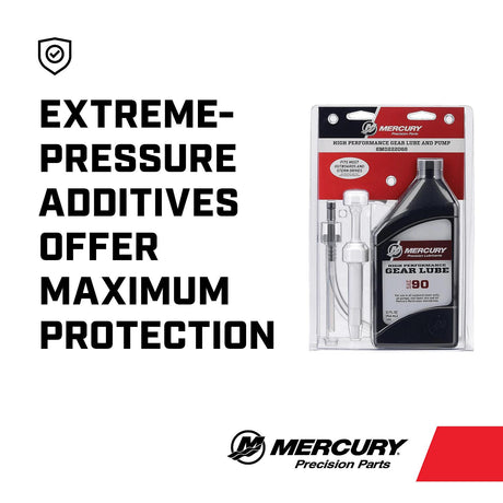 Mercury 8M0222068 SAE 90 High Performance  Gear Lube – 1 Quart Bottle