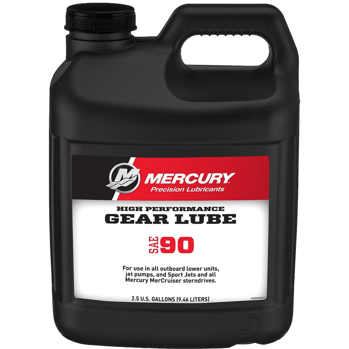 Mercury 8M0222071 SAE 90 High Performance Gear Lube and Pump Kit - 2.5 Gallons
