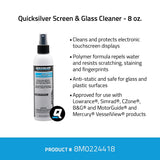 OEM Mercury / Quicksilver 8M0224418 Screen & Glass Cleaner For Marine Electronics, Windshields and Mirrors, 8 oz.