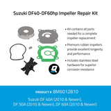 OEM Mercury / Quicksilver 8M6012810 Impeller Repair Kit - Suzuki DF40-DF60hp