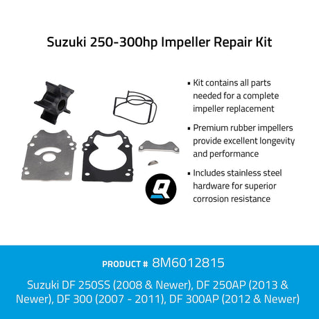 OEM Mercury / Quicksilver 8M6012815 Impeller Repair Kit - Suzuki 250-300hp