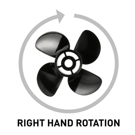 OEM Mercury / Quicksilver Nemesis 4-Blade Aluminum Propeller, 13.4" Diameter x 15" Pitch, Right Hand Rotation