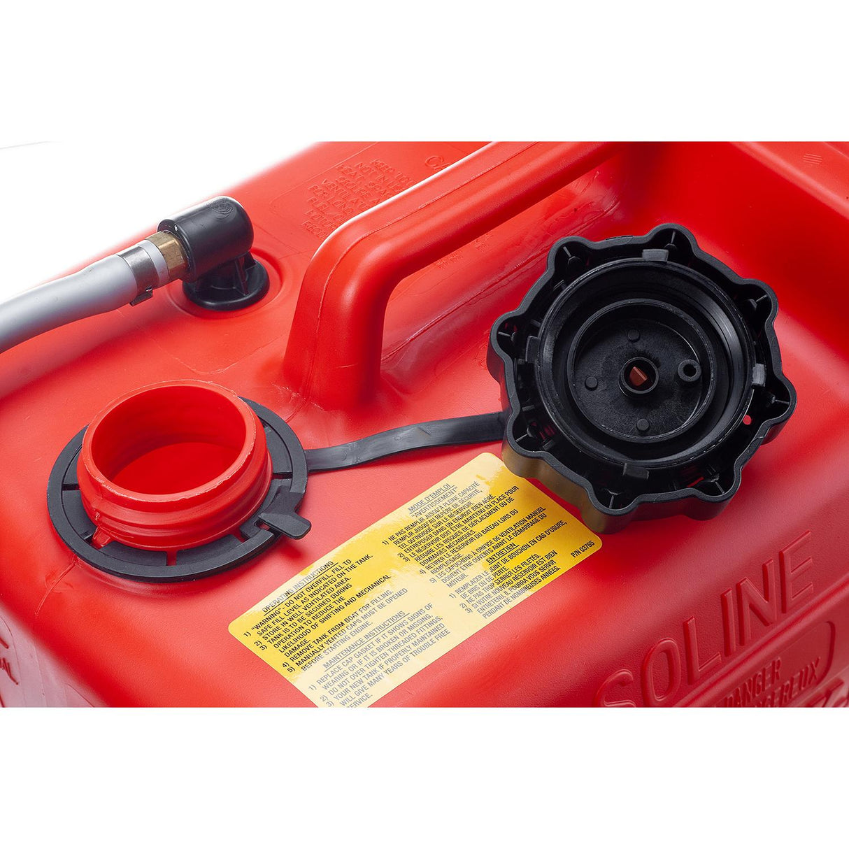 OEM Mercury / Quicksilver 8M0045692 Portable Marine Boat Fuel Tank w/ Fuel Demand Valve, 3.2 Gallon Capacity