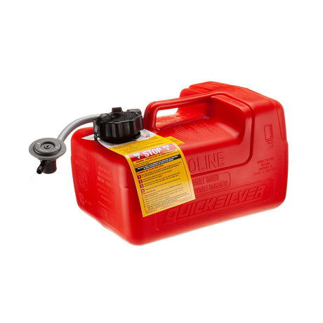 OEM Mercury / Quicksilver 8M0045692 Portable Marine Boat Fuel Tank w/ Fuel Demand Valve, 3.2 Gallon Capacity