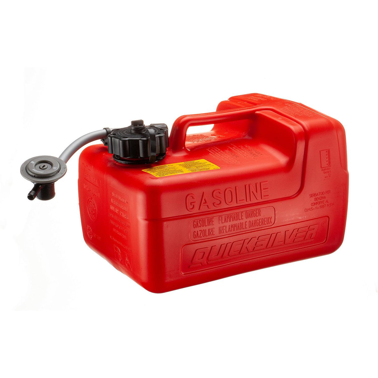 OEM Mercury / Quicksilver 8M0045692 Portable Marine Boat Fuel Tank w/ Fuel Demand Valve, 3.2 Gallon Capacity
