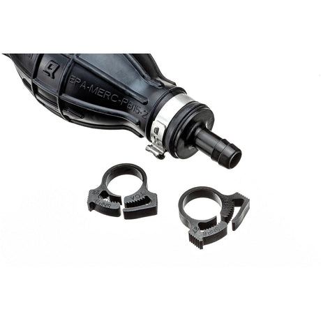 OEM Mercury / Quicksilver 8M0061875 Primer Bulb w/ 2 Hose Clamps for 5/16 In. (8mm) Fuel Lines