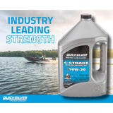 OEM Mercury / Quicksilver 10W-30 4-Stroke Marine Outboard And Sterndrive Engine Oil, 1 Gallon