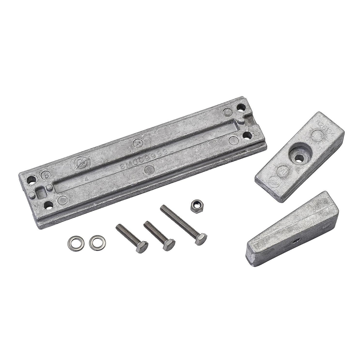 OEM Mercury / Quicksilver 8M0107546 Aluminum Anode Kit for Select Mercury 40-115hp Outboards