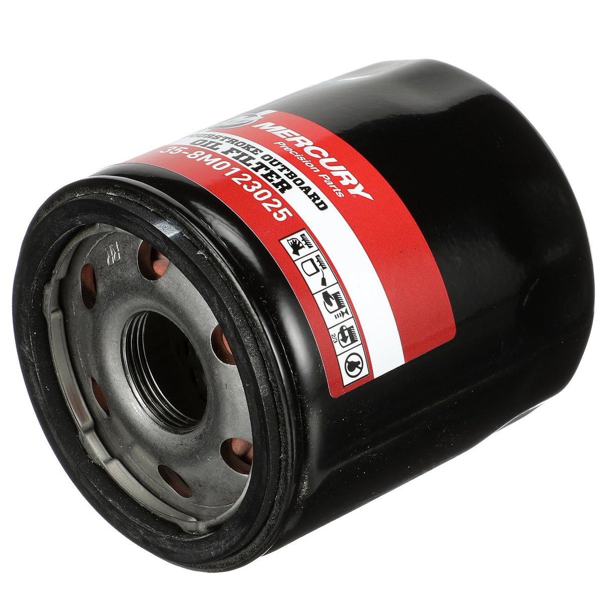 Mercury Replacement Oil Filter 8M0123025 for Mercury V6 and V8 FourStroke Outboards