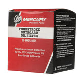 Mercury Replacement Oil Filter 8M0123025 for Mercury V6 and V8 FourStroke Outboards