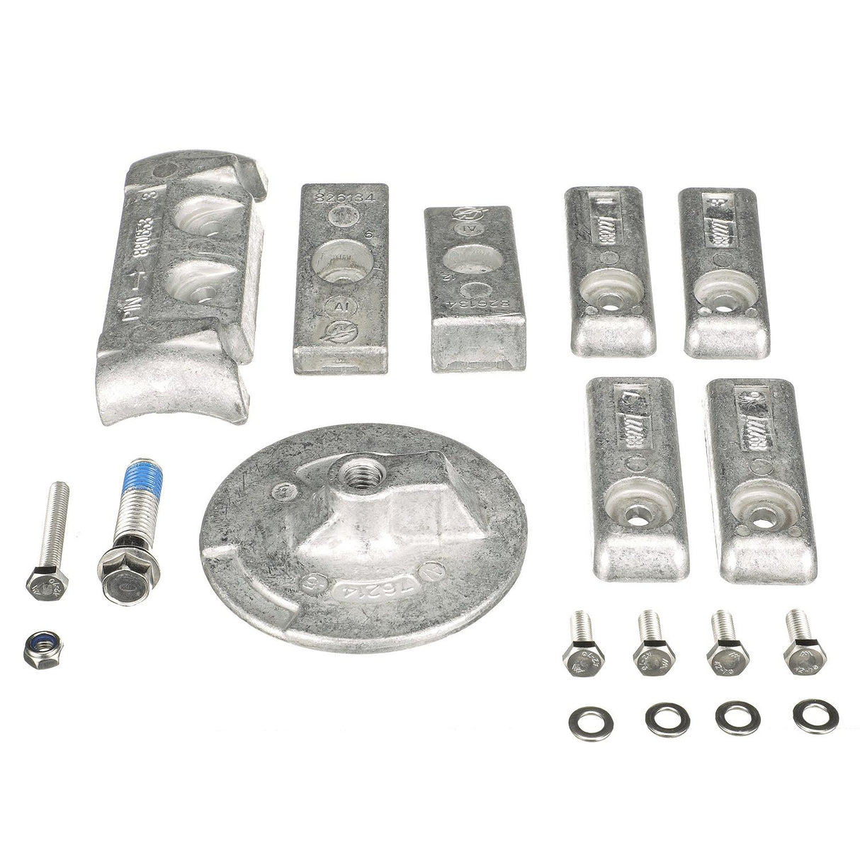OEM Mercury / Quicksilver 8M0126670 Anode Kit for Mercury 200-300hp L6 Verado Outboards