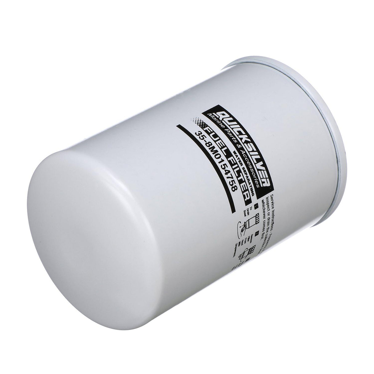 OEM Mercury / Quicksilver 8M0154758 Water Separating Fuel Filter for Various Marine Engines