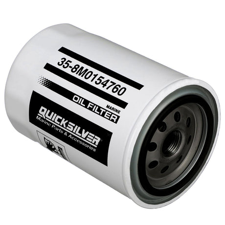 OEM Mercury / Quicksilver 8M0154760 Oil Filter for Various Marine Engines