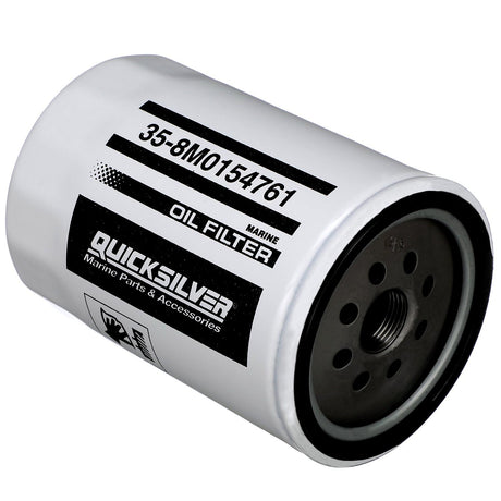 OEM Mercury / Quicksilver 8M0154761 Oil Filter for Various Marine Engines