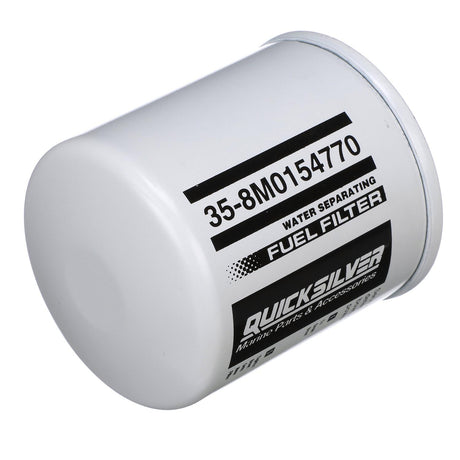 OEM Mercury / Quicksilver 8M0154770 Water Separating Fuel Filter for Select Volvo Penta, Cobra EFI, Johnson/Evinrude 100-300hp Outboards