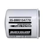 OEM Mercury / Quicksilver 8M0154770 Water Separating Fuel Filter for Select Volvo Penta, Cobra EFI, Johnson/Evinrude 100-300hp Outboards