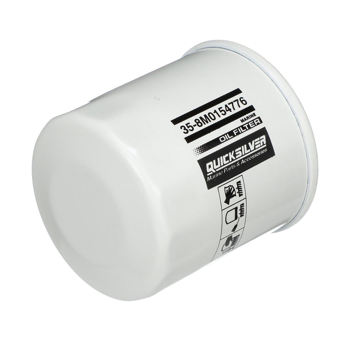 OEM Mercury / Quicksilver 8M0154776 Oil Filter for Select 2000-2018 Yamaha, Honda, and Nissan/Tohatsu 9.9-115hp Outboards