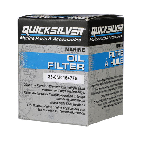 OEM Mercury / Quicksilver 8M0154779 Oil Filter for Select Late 1990s Honda 75-250hp Outboards