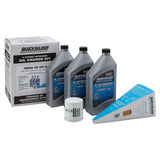 Quicksilver 10W-30 Oil Change Kit for 4-Stroke Yamaha F30 through F70 Outboards 8M0162422