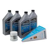 Quicksilver 10W-30 Oil Change Kit for 4-Stroke Yamaha F75 through F115 Outboards 8M0162422
