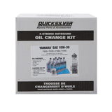 Quicksilver 10W-30 Oil Change Kit for 4-Stroke Yamaha F225 through F300 Outboards 8M0162423