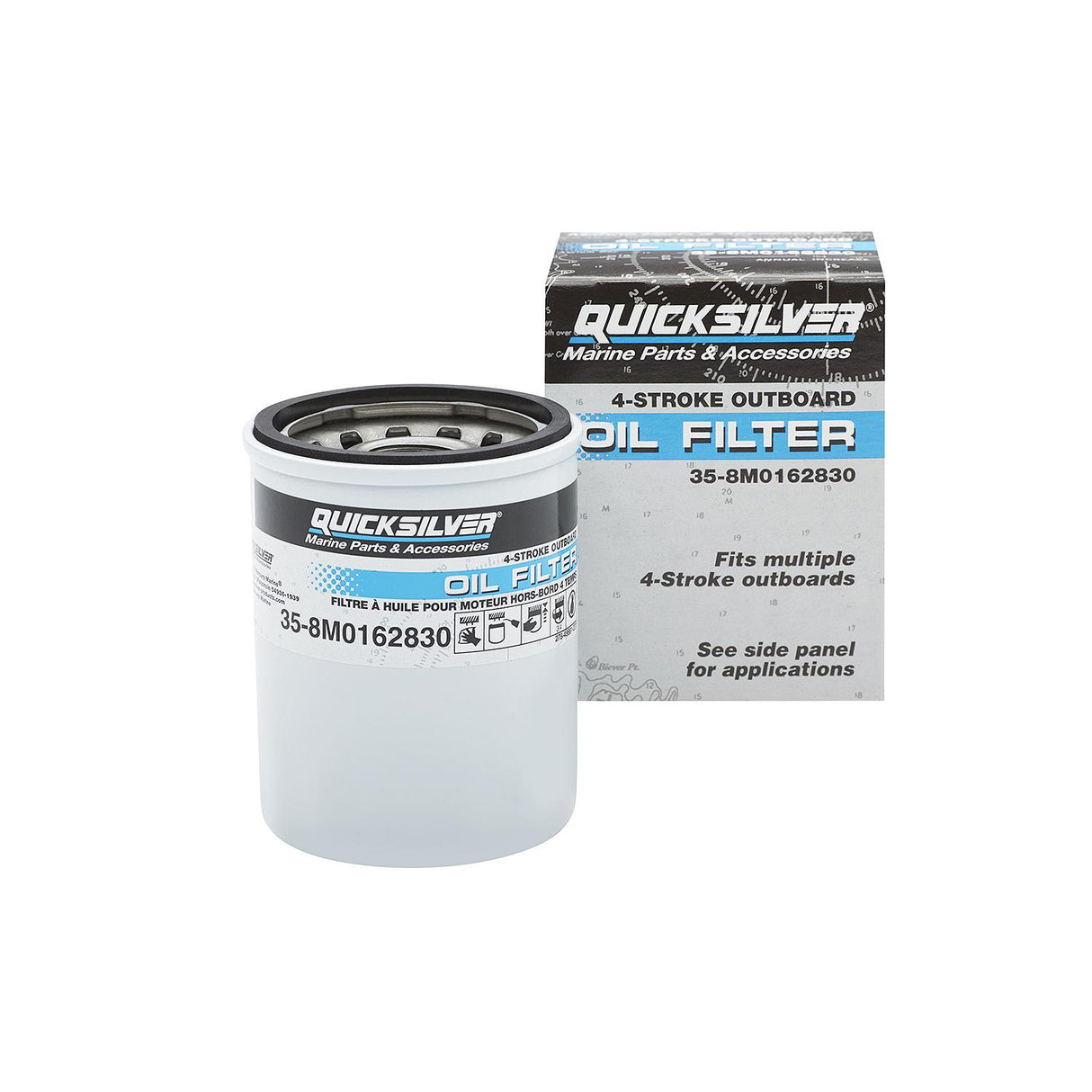 OEM Mercury / Quicksilver 8M0162830 Oil Filter for Mercury and Mariner FourStroke Outboards 25-115hp