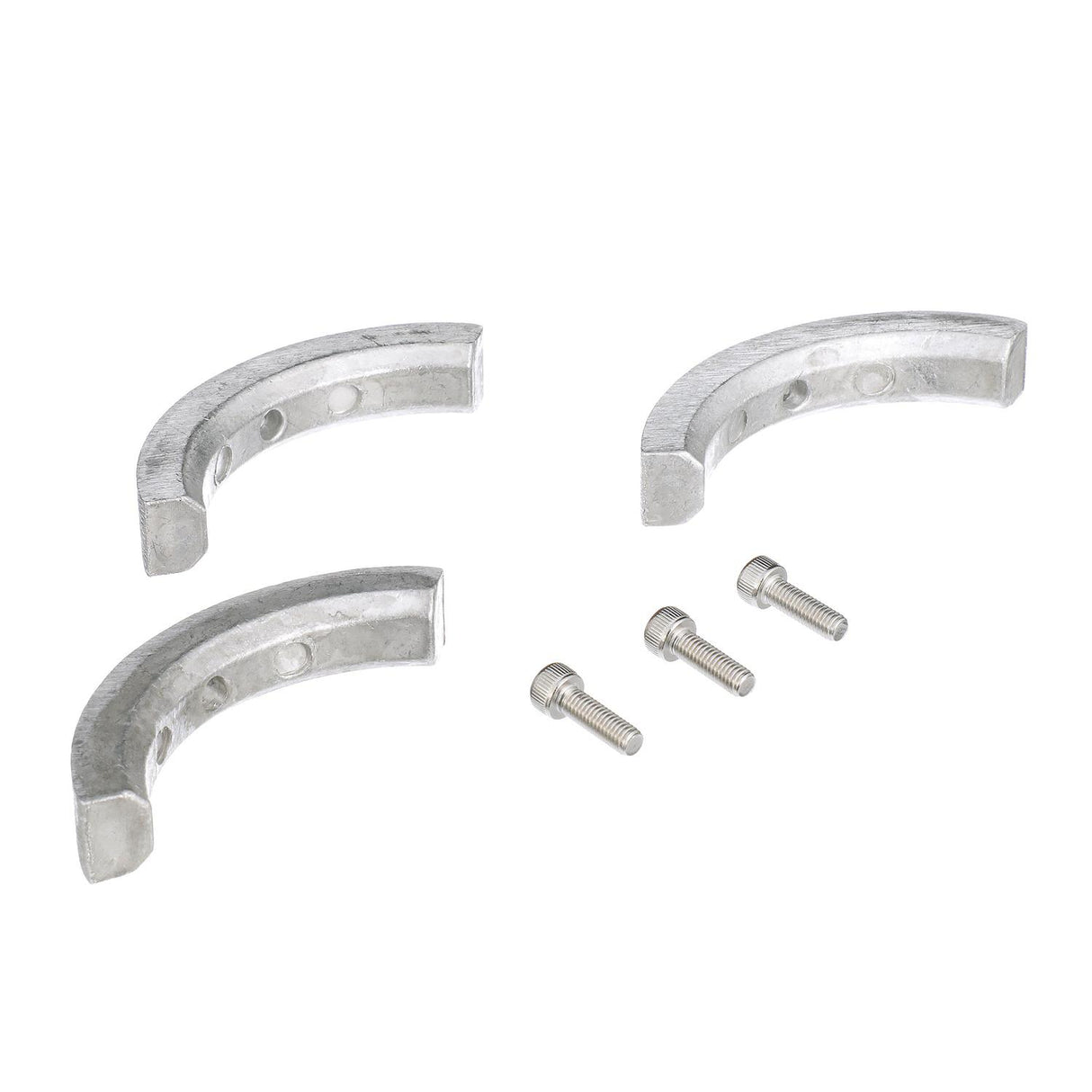 Quicksilver 8M6008002 Aluminum Anode 3-Piece Kit for Volvo Sterndrives