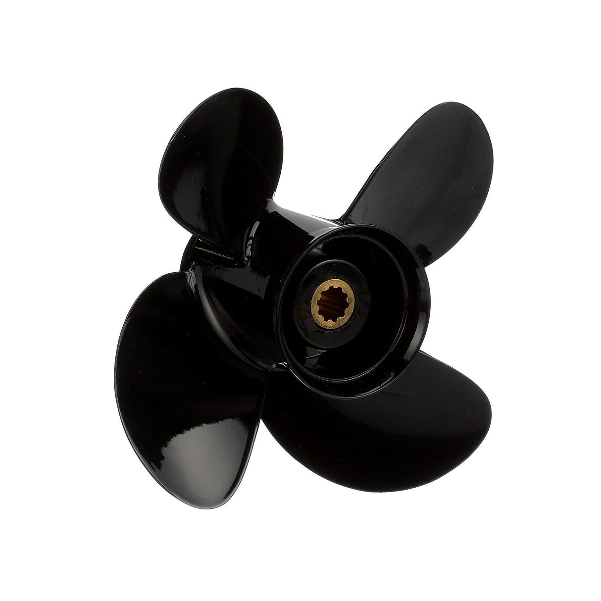 OEM Mercury / Quicksilver Nemesis 4-Blade Aluminum Propeller, 9.3" Diameter x 9.5" Pitch, Right Hand Rotation