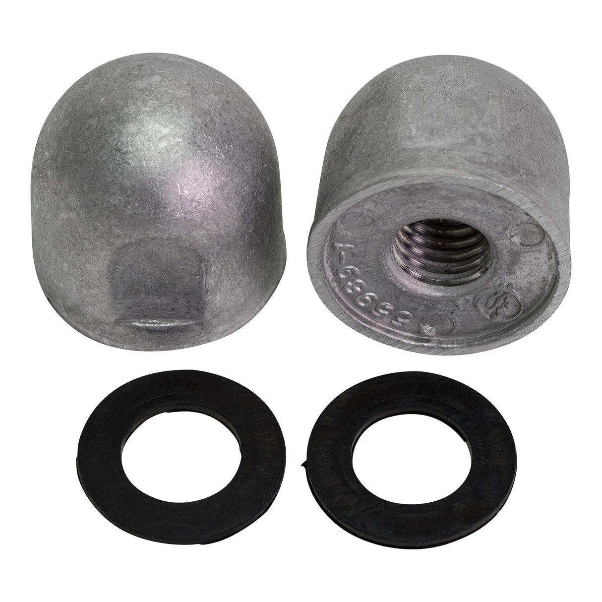 OEM Mercury / Quicksilver Aluminum Transom Nut Anode Kit 55989Q9