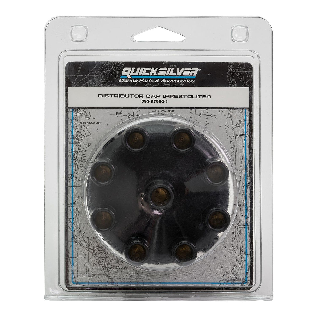 OEM Mercury / Quicksilver 9766Q1 Distributor Cap for V8 MerCruiser Engines by General Motors w/ Prestolite Conventional Ignition Systems