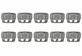 OEM Quicksilver 8M0204653 7/16-20 Nylon-Insert Lock Nut for Mercury & MerCruiser — pack of 10 complete sale units