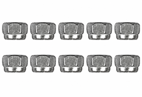 OEM Quicksilver 8M0204653 7/16-20 Nylon-Insert Lock Nut for Mercury & MerCruiser — pack of 10 complete sale units