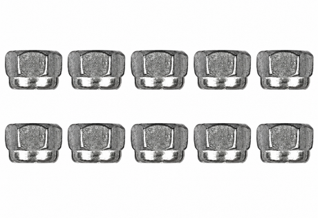 OEM Quicksilver 8M0204653 7/16-20 Nylon-Insert Lock Nut for Mercury & MerCruiser — pack of 10 complete sale units