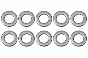 OEM Quicksilver 8M0204665 Stainless Transom Mounting Washer for Mercury Verado Outboards — pack of 10