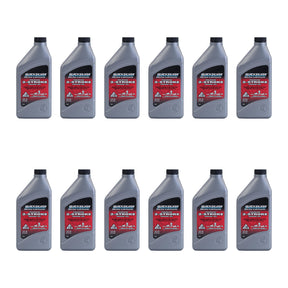 OEM Mercury / Quicksilver Premium 2-Stroke Engine Oil for Outboards, PWC, Snowmobiles and Motorcycles, 1 Pint — pack of 12 supplier units