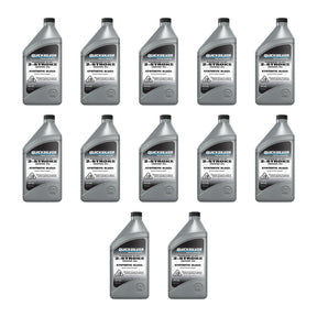 OEM Mercury / Quicksilver OEM Mercury / Quicksilver 858025Q01 Premium Plus TC-W3 2-Cycle Outboard Oil, 16 Oz. — pack of 12 supplier units
