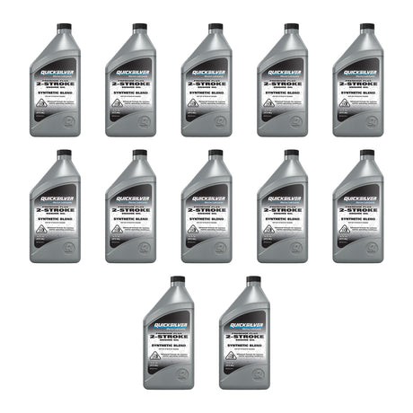 OEM Mercury / Quicksilver OEM Mercury / Quicksilver 858025Q01 Premium Plus TC-W3 2-Cycle Outboard Oil, 16 Oz. — pack of 12 supplier units