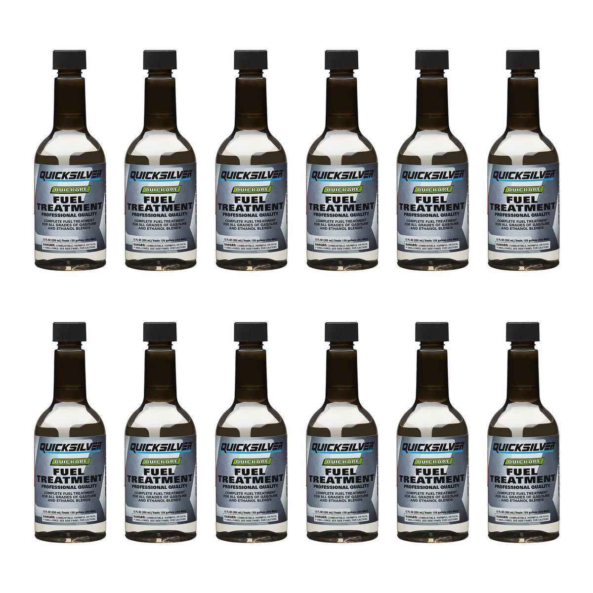 OEM Mercury / Quicksilver Quickare 8M0047920 Fuel Treatment Additive, 12 Oz. — pack of 12 supplier units
