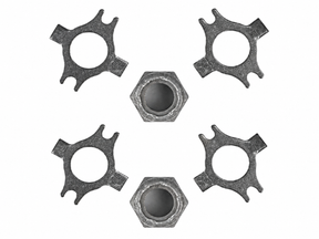 OEM Quicksilver 69578Q1 Propeller Nut and Tab Washer Kit for Mercury/Mariner — pack of 2 complete sale units