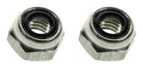 Mercury 859124 lock nuts — pack of 2, two exact product photos