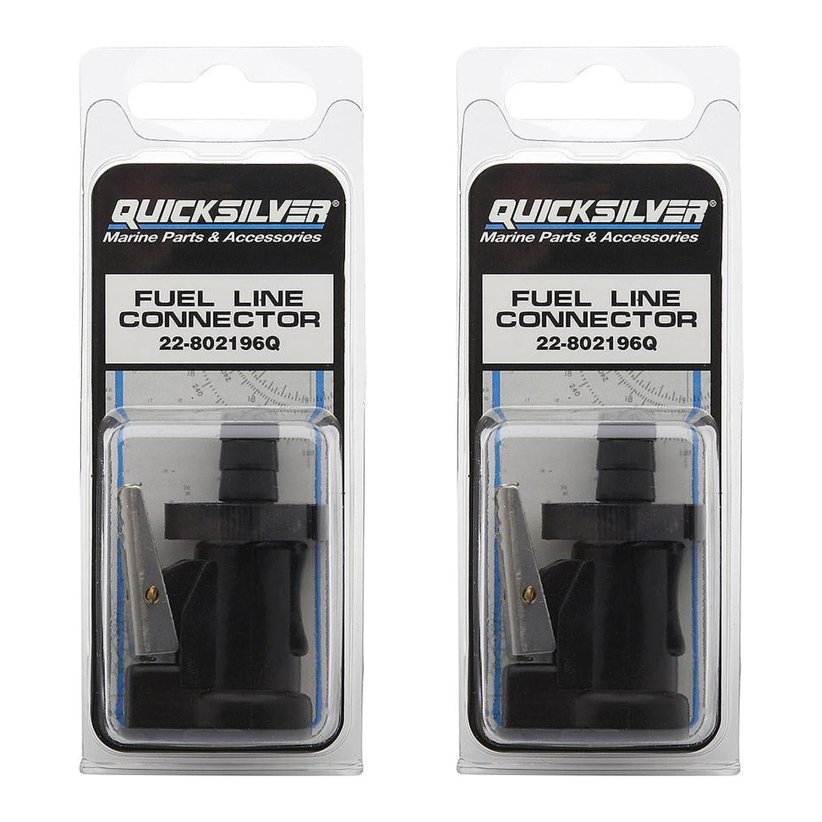 Quicksilver 802196Q 5/16-Inch Fuel Line Connector for Evinrude & Johnson — product gallery view 6