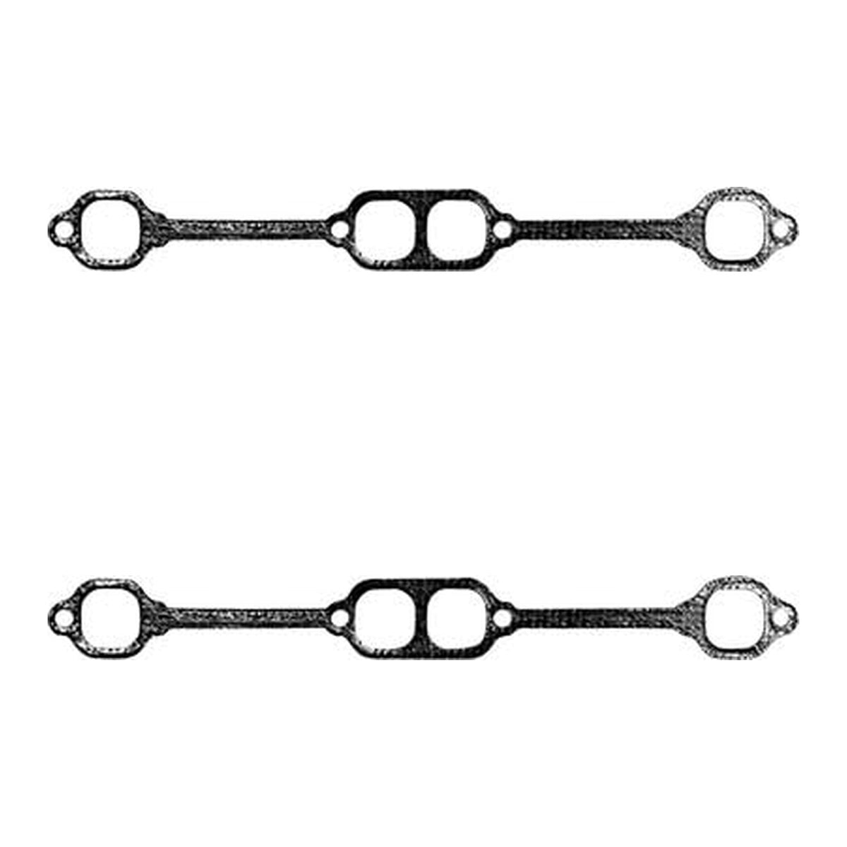 Quicksilver 33395 Exhaust Manifold Gasket for MerCruiser GM Small-Block V8 — view showing two gaskets