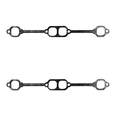 Quicksilver 33395 Exhaust Manifold Gasket for MerCruiser GM Small-Block V8 — view showing two gaskets