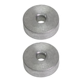 OEM Mercury / Quicksilver 823913Q Round Button Style Aluminum Anode 823913Q — pack of 2 supplier units