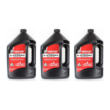 OEM Mercury / Quicksilver W Oil Tcw3 Prem. Gal @ 3 â€“ 92-858022K01 — pack of 3 supplier units